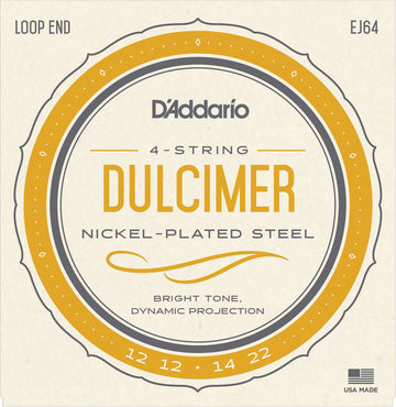 4 STRING DULCIMER STRINGS EJ64 FROM ADDARIO