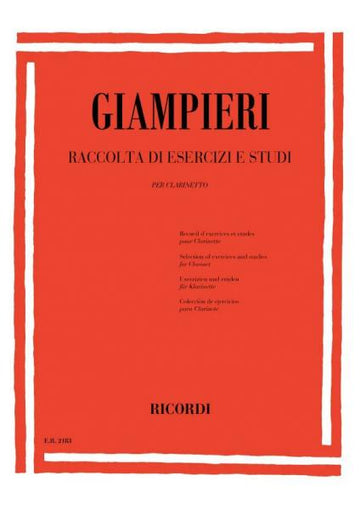 GIAMPIERI A. - RACCOLTA DI ESERCIZI E STUDI - CLARINETTE