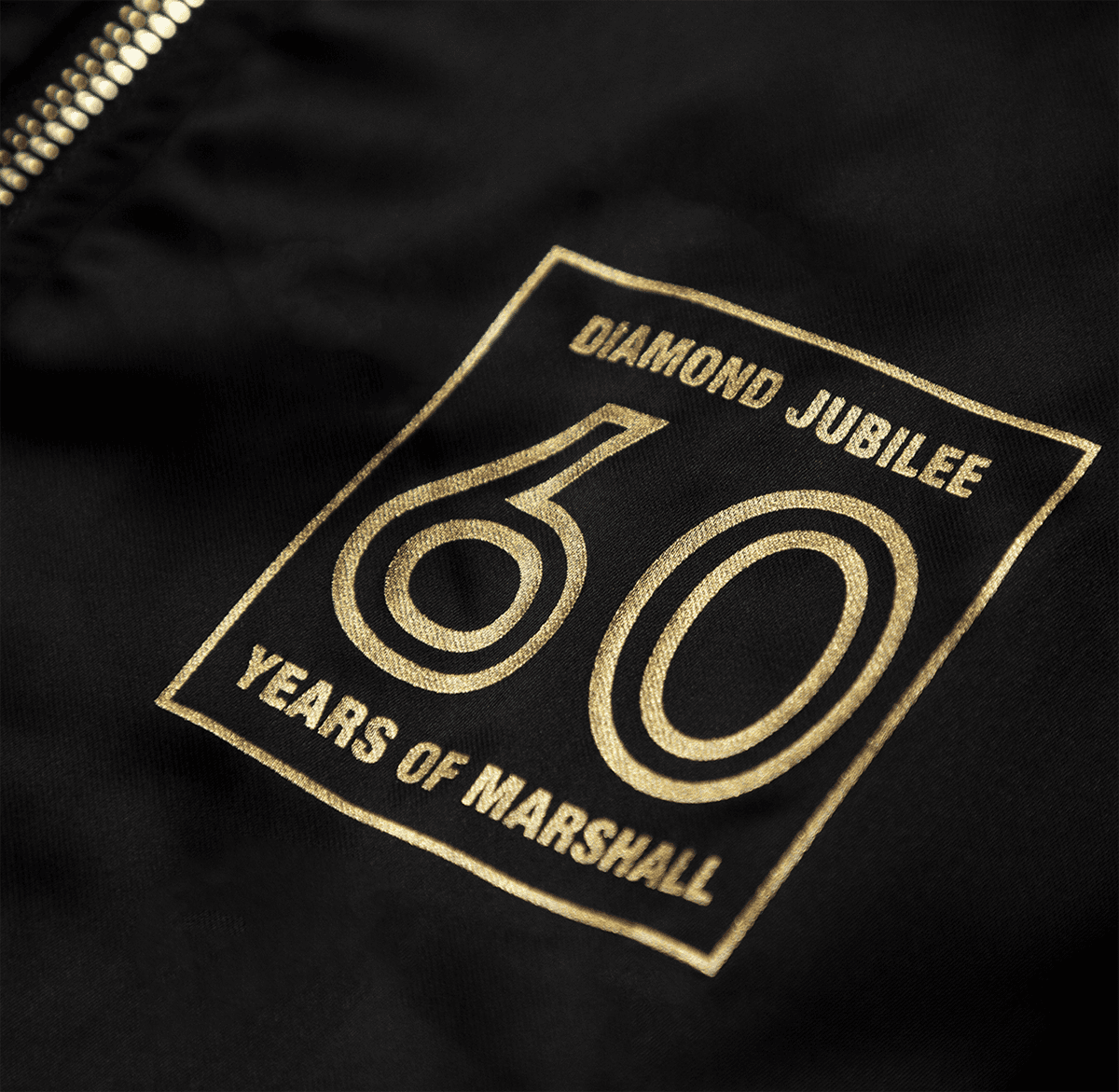 "M" Giacca bomber in raso del 60º anniversario