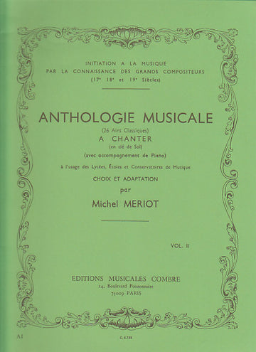 Meriot Michel - Anthologie Musicale Vol.2