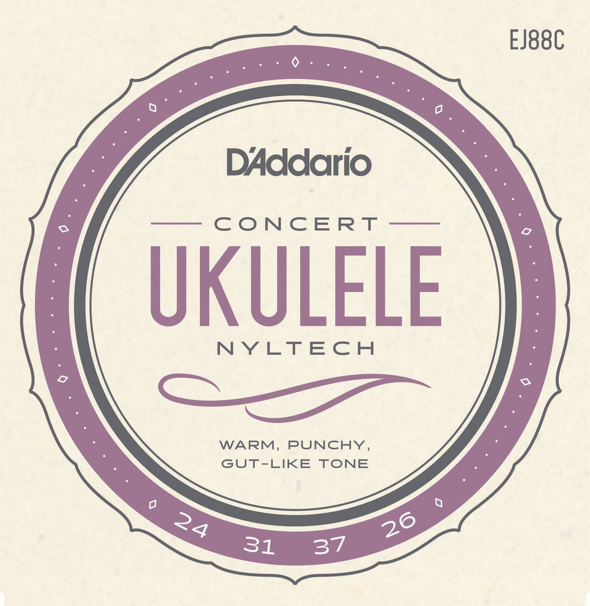 EJ88C Nyltech Ukulele Corde Concerto