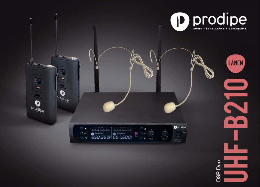 UHF B210 DSP HEADSET DUO - STOCKB