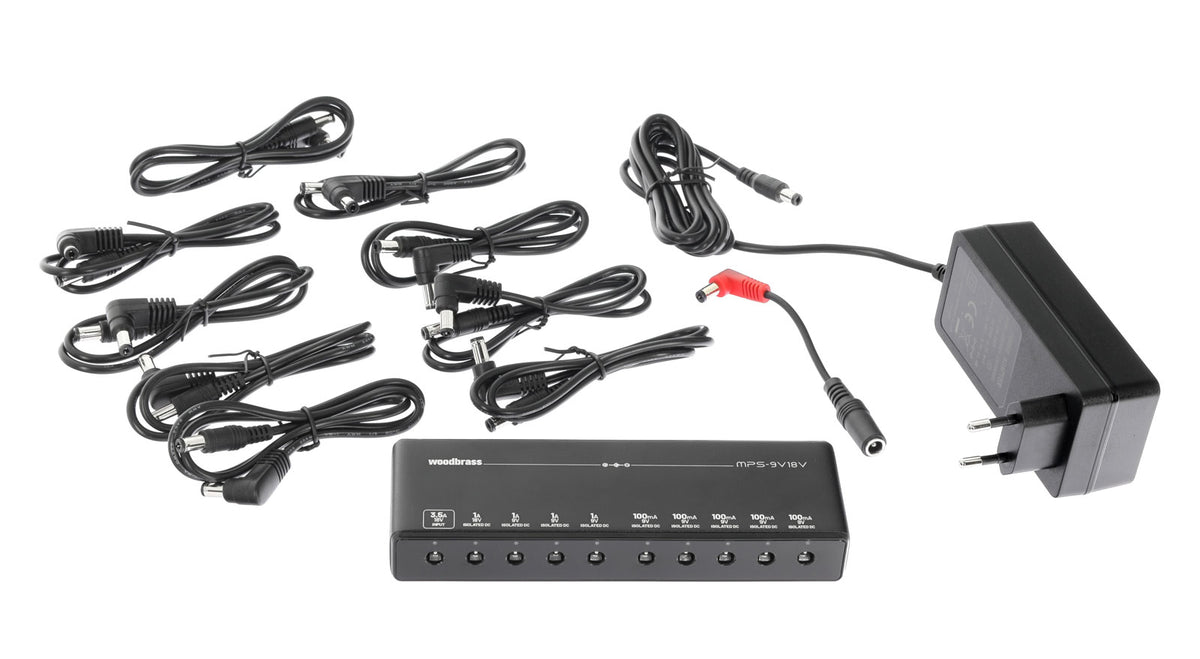 MPS-9V18V, Alimentatore Slim Per 9 Pedali