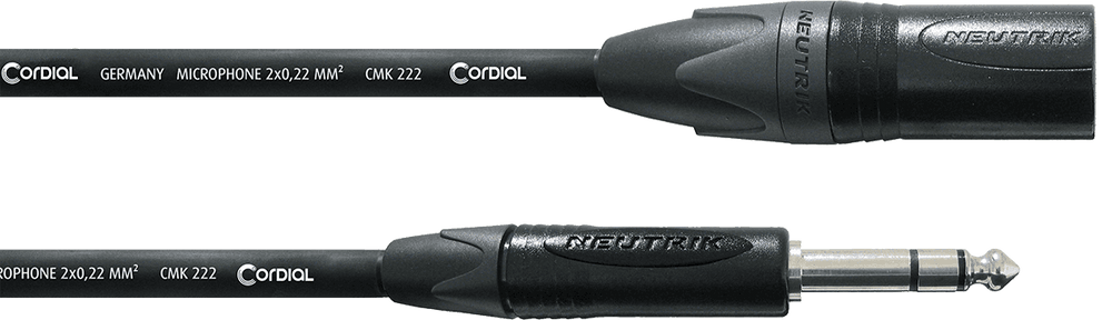 Cordial Cavo Audio Stereo XLR Maschio/Jack 5 M
