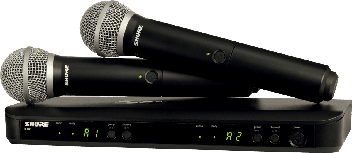 BLX DUAL RECEIVER & MICROPHONE PG58 - K3E