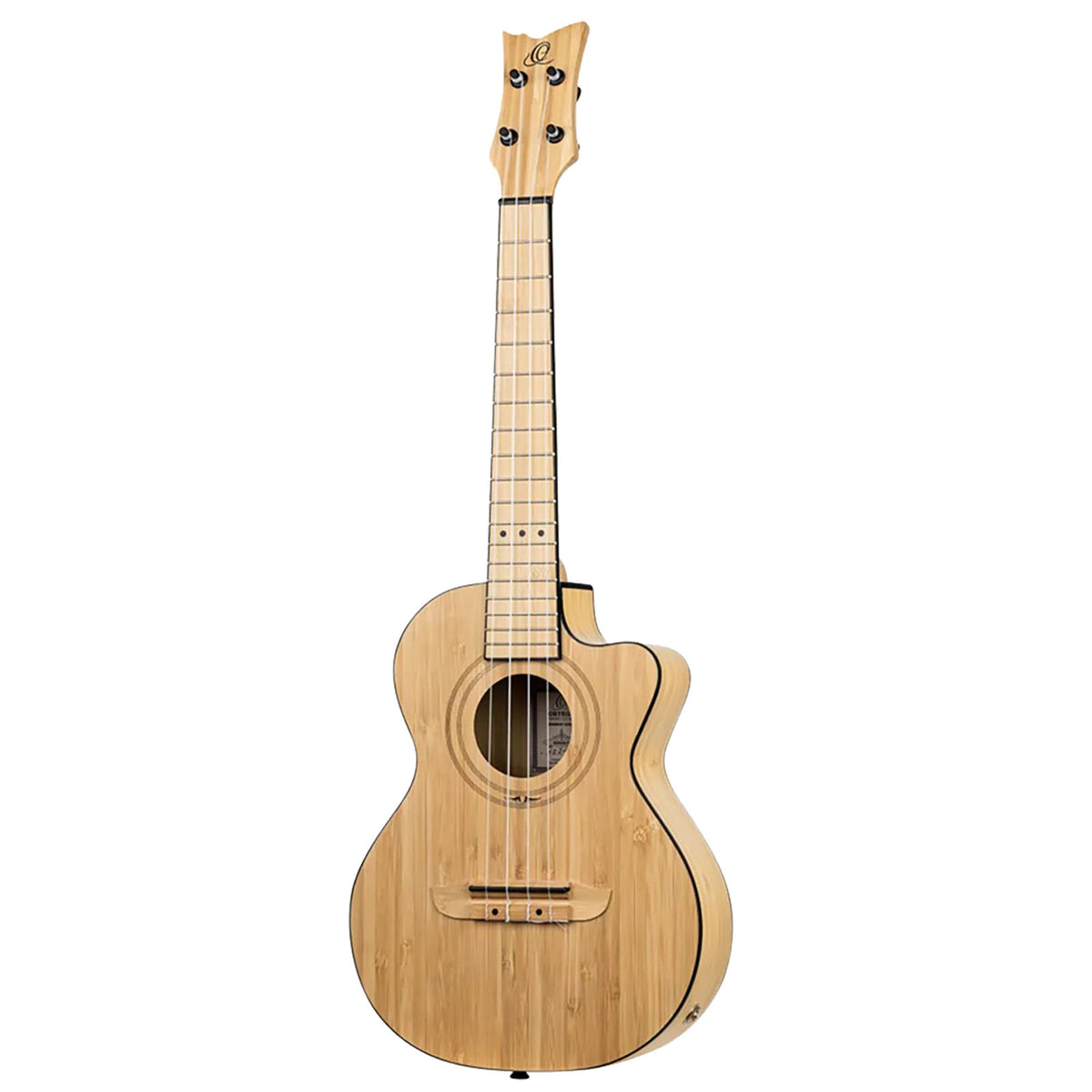 Ukulele tenore in bambù massiccio EQ
