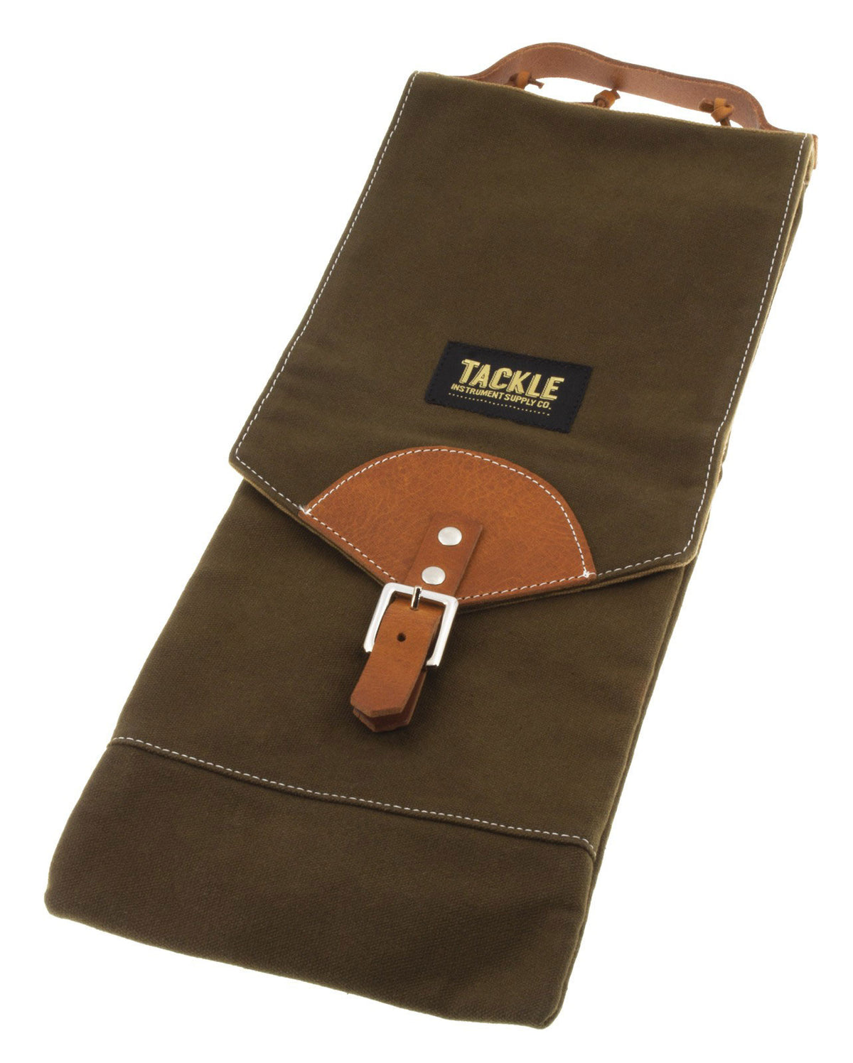 TACKLE Instruments WAX CANVAS COMPACT STICK CASE - FOREST GREEN