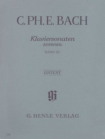 C.P.E. - Selected Piano Sonatas Volume Iii