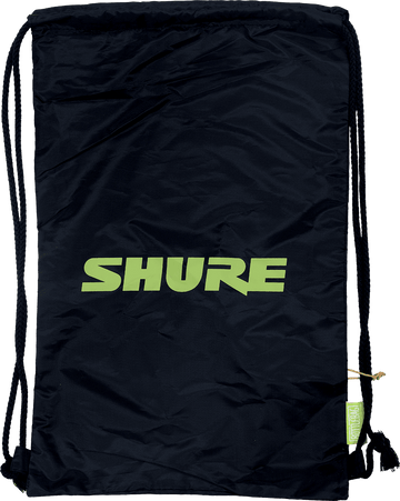Shure Gymbag Green Logo