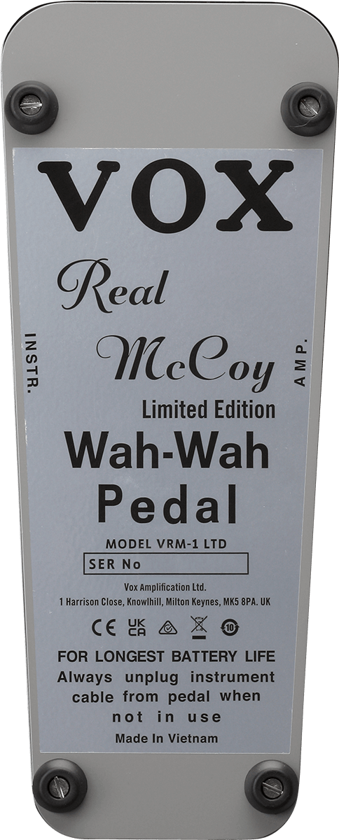 Real McCoy Wah Edizione Limitata Cromata