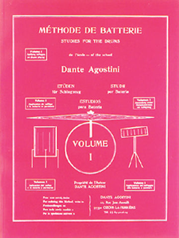 Metodo Di Batteria Vol.1 - Agostini