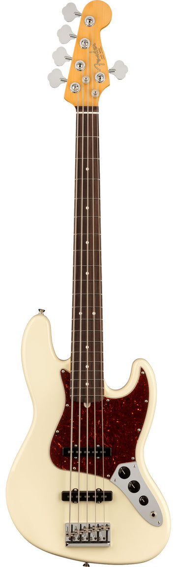 Jazz Bass V American Professional II Rw Bianco Olimpico