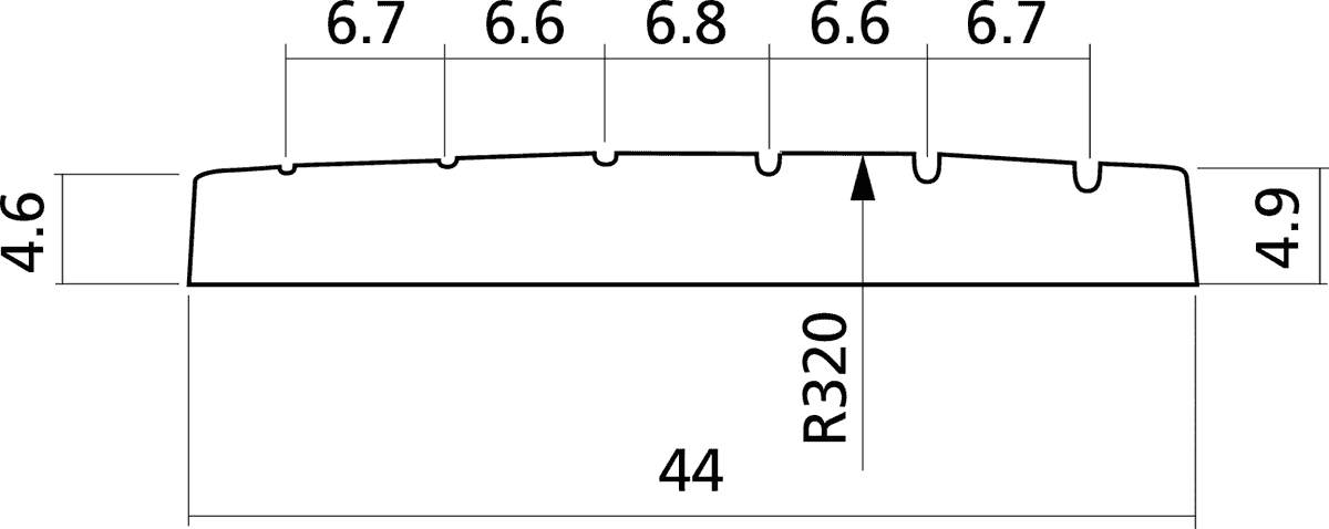 EZ1452 Capotasto di testa Stratocaster