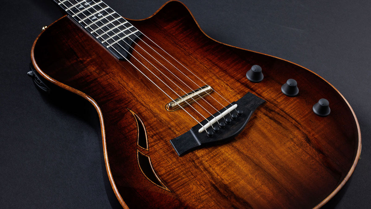 T5z Custom Koa Hawaiian Koa Top Shaded Edgeburst