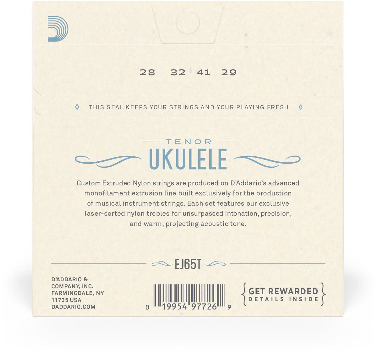 EJ65t Corde per Ukulele Tenore
