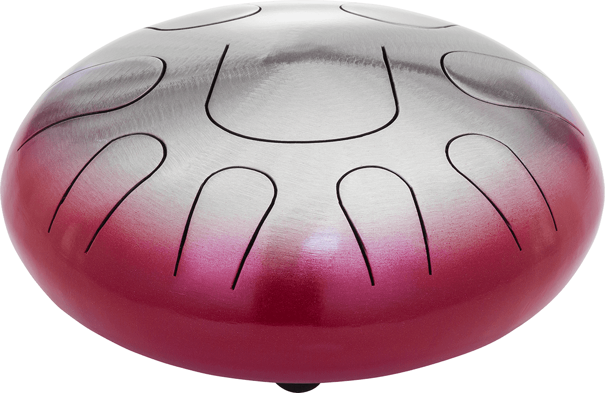 PMTD9CPT-691 TONGUE DRUM 9 NOTES C PENTATONIC BURGUNDY