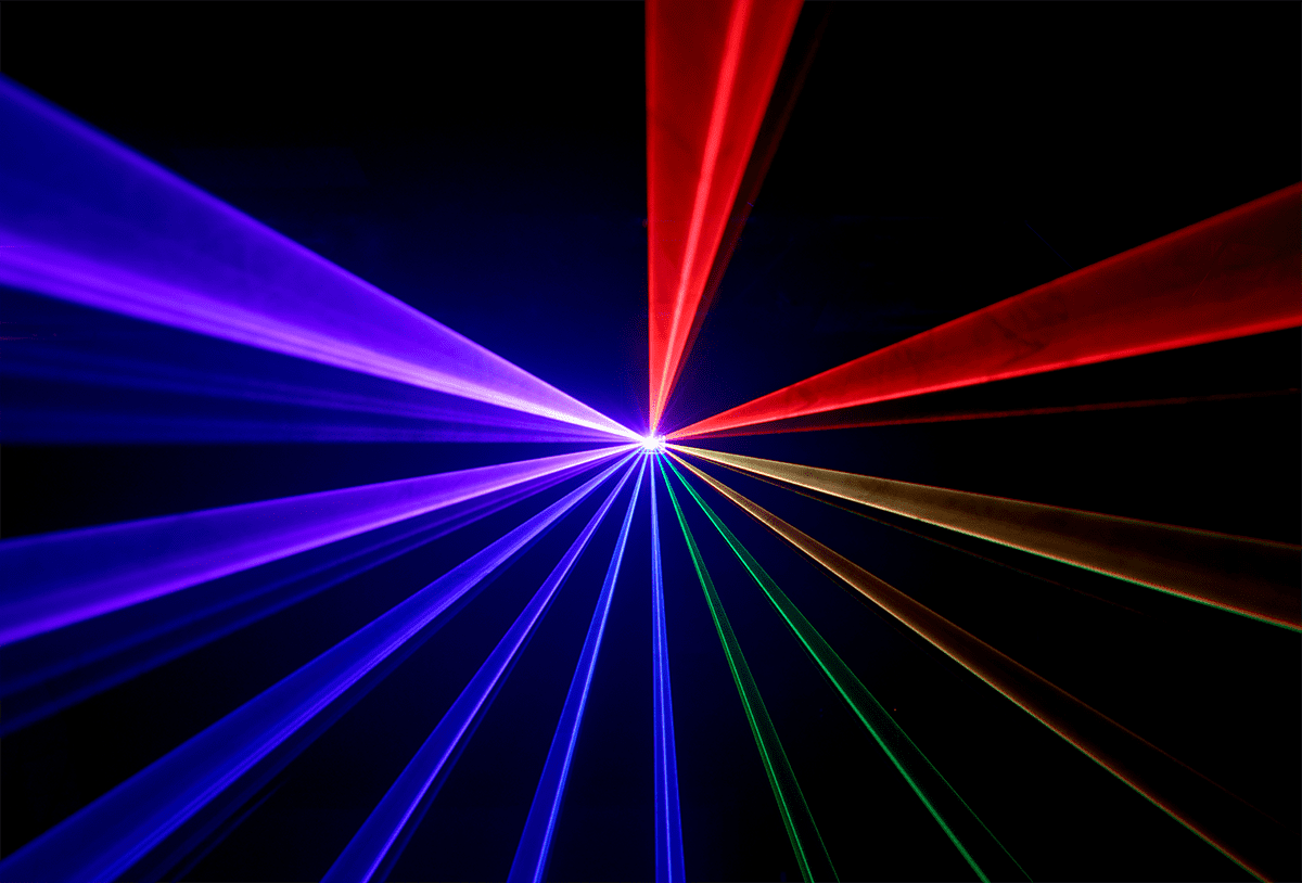 SPECTRUM 500 RGB - LASER POLICROMO VERDE ROSSO BLU