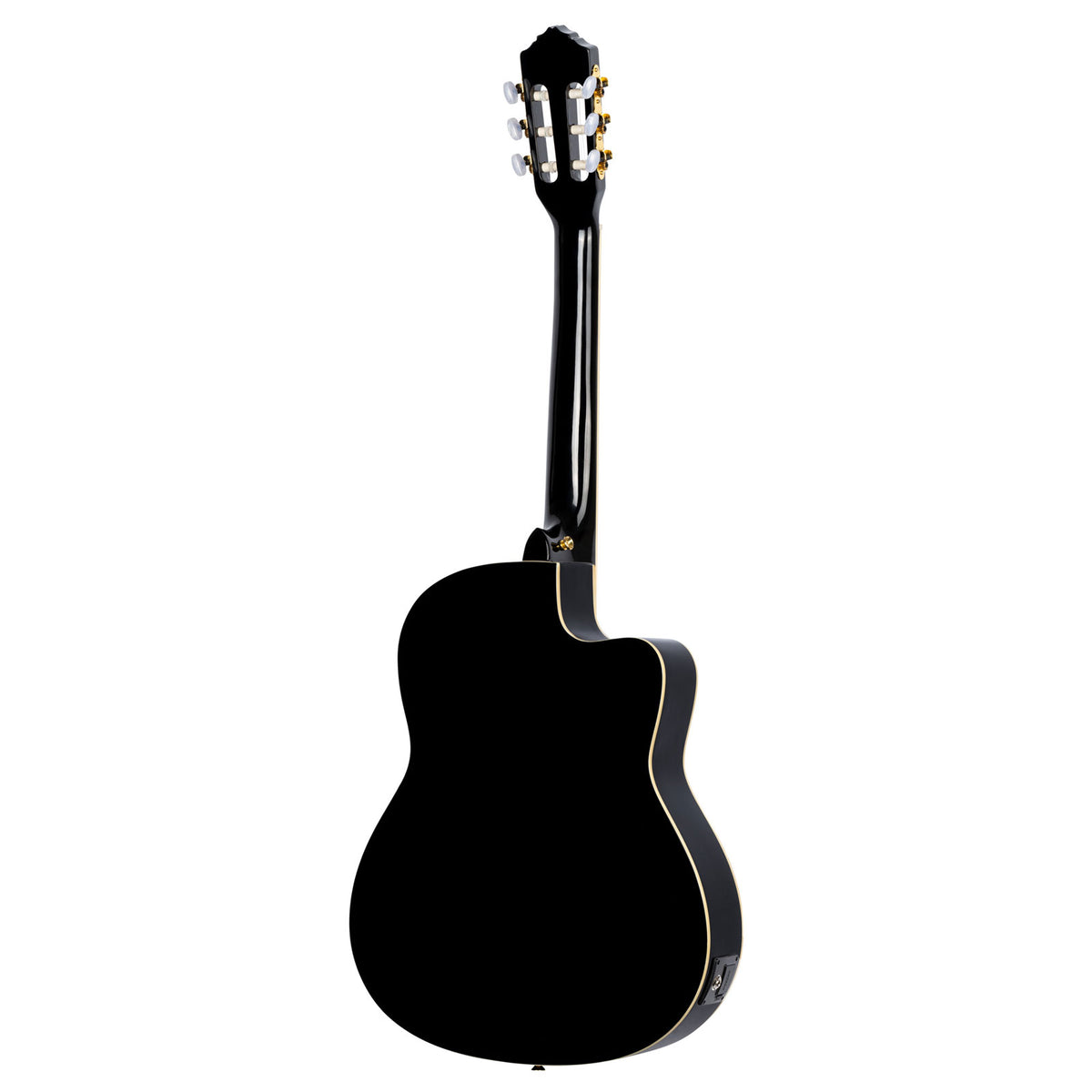 Lh Handed Rce145 Spruce Slim Neck Black