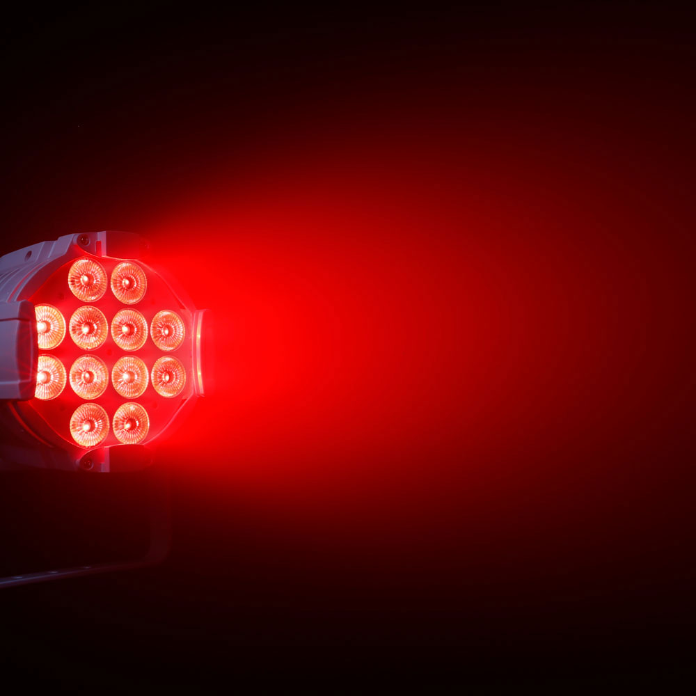 Studio PAR 64 CAN RGBWA + UV 12 W WH - Proiettore PAR LED RGBWA + UV 12 W 12 W Involucro Bianco