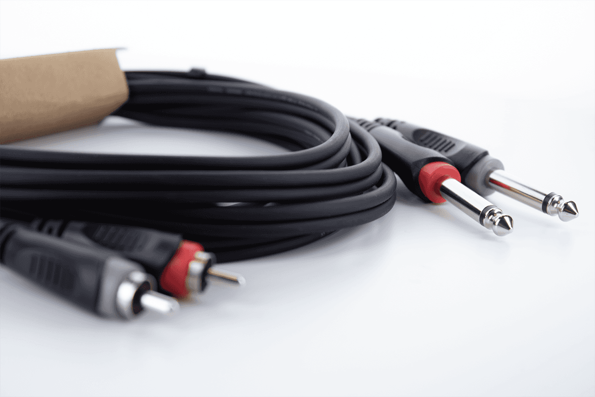 Cavo Audio Doppio Jack Mono - RCA 1 M