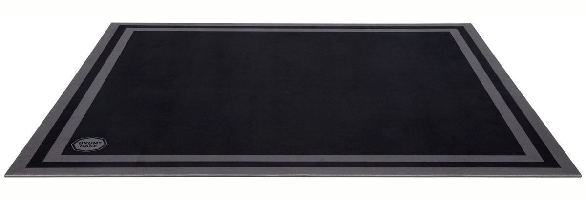 Sospensione Libera e Riduzione del Rumore d'Impatto di 27dB - Tappeto per Batteria 1.85 x 1.65m - Stage Black