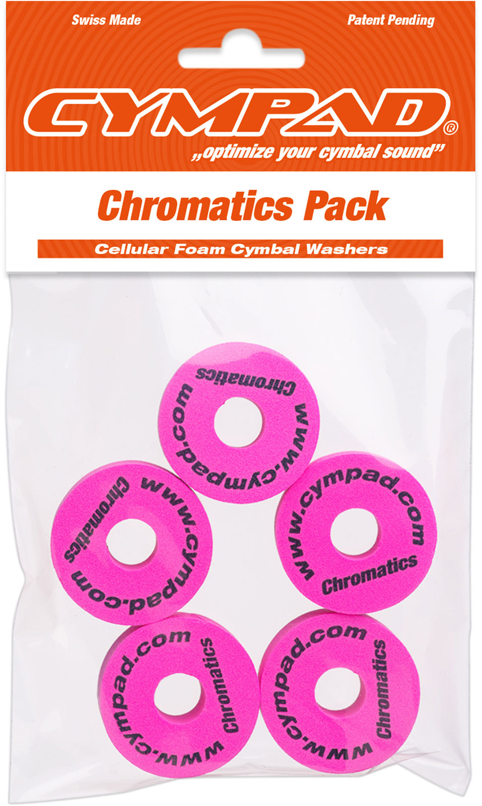 SET 5 PADS CYMPAD CHROMATICS ROSE