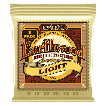 3004 Earthwood 80/20 Bronze Light 11-52 Confezione da 3