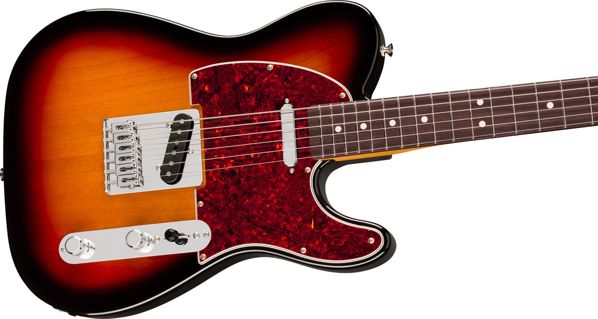 Telecaster 75 Anni Player II Baritone, RW Sunburst a 3 Colori