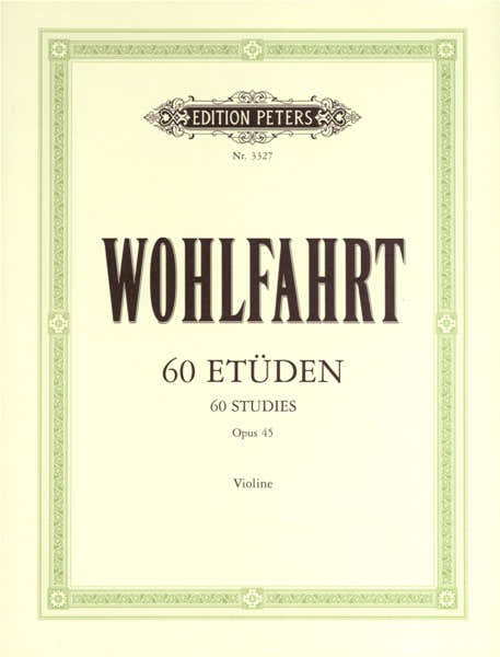 Wohlfahrt Franz - 60 studi Op.45 - Violino