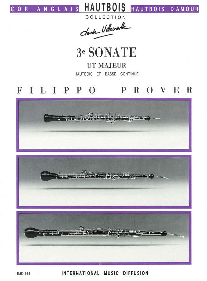 Prover - 3ème Sonate - Oboe & B.C.