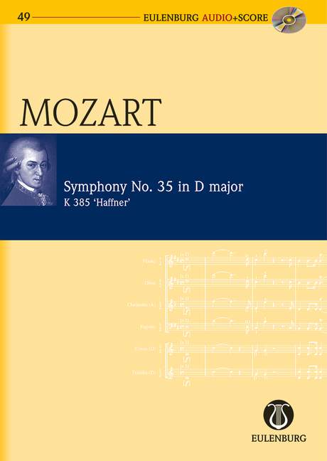 Mozart W.a. - Symphony N°35 In D Major + CD - Partitura di studio