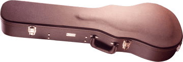 Custodia Les Paul Marrone in Legno Deluxe - GW