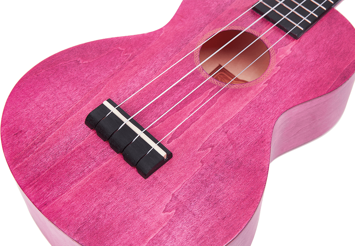 Ukulele Island Concert Cherry Red + Custodia