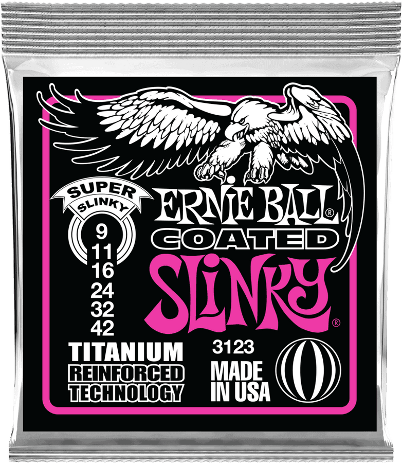 3123 Super Slinky al titanio rivestite 9-42