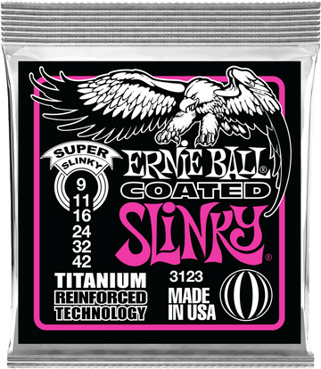 3123 Super Slinky al titanio rivestite 9-42