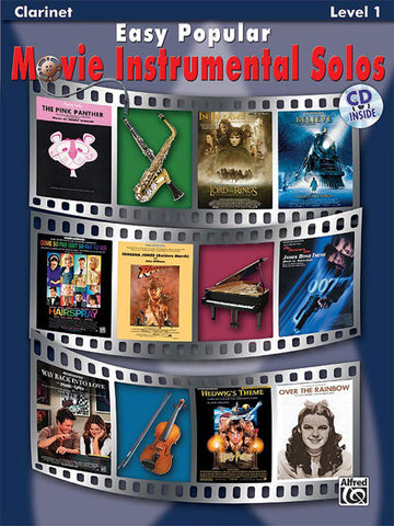 Easy Popular Movie Solos + CD - Clarinet Solo