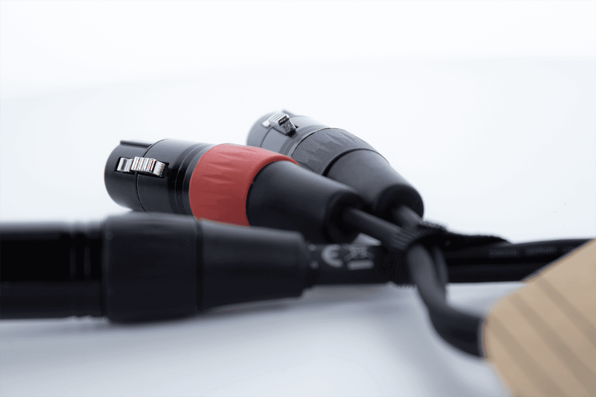 Cavo Y XLR Maschio / 2 XLR Femmine 30 CM