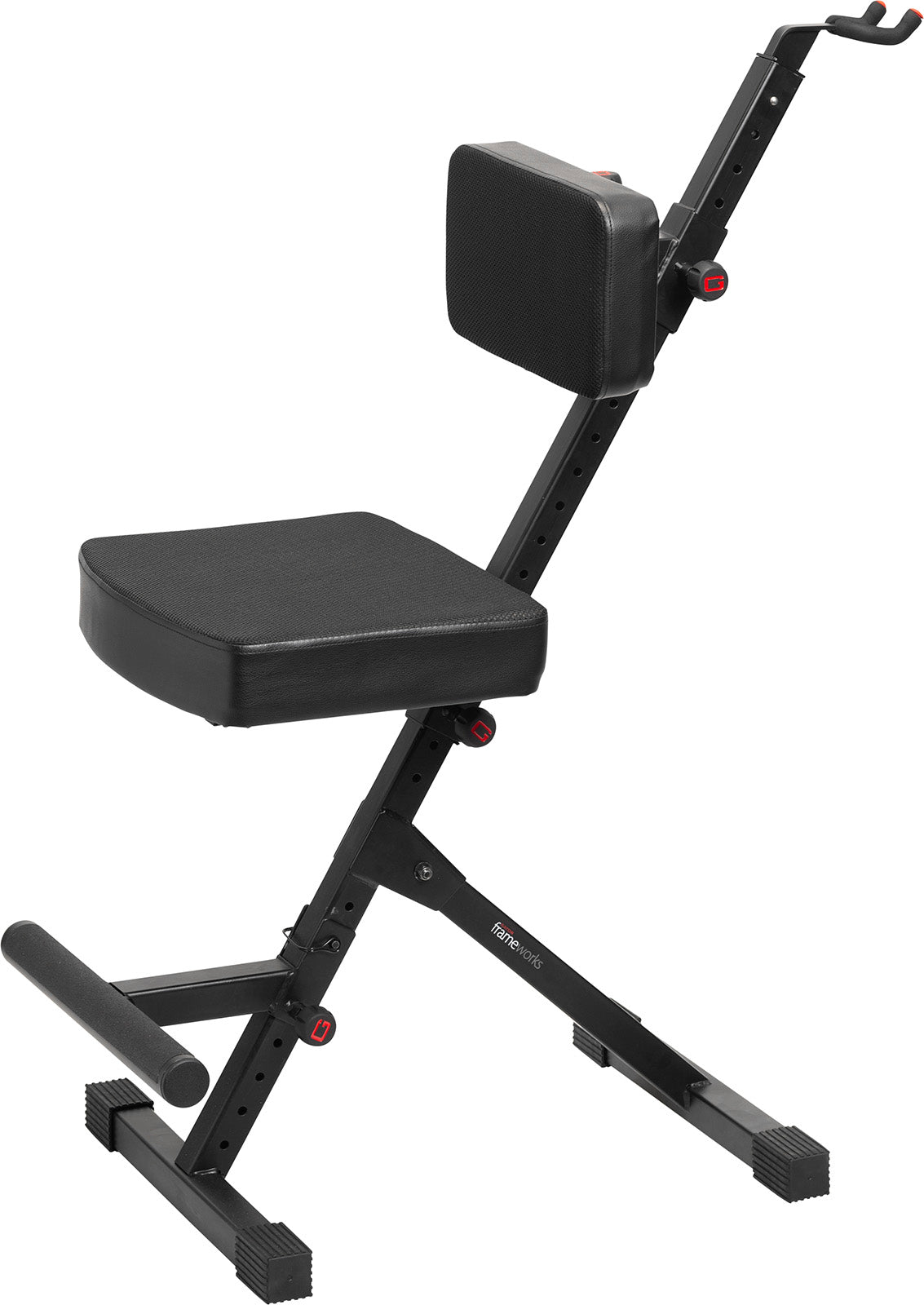 Sedile Deluxe Regolabile e Supporto per Chitarra