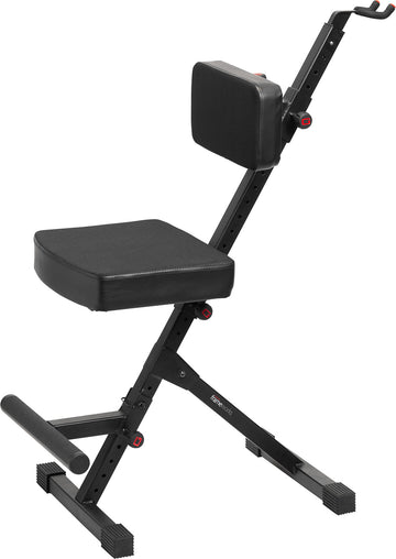 Sedile Deluxe Regolabile e Supporto per Chitarra