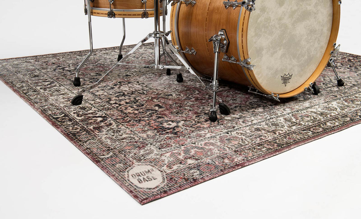 VP185-CLW - VINTAGE PERSIAN STAGE / DRUM MAT 1.85 X 1.60M ANTI-SLIP - CLASSIC WORN