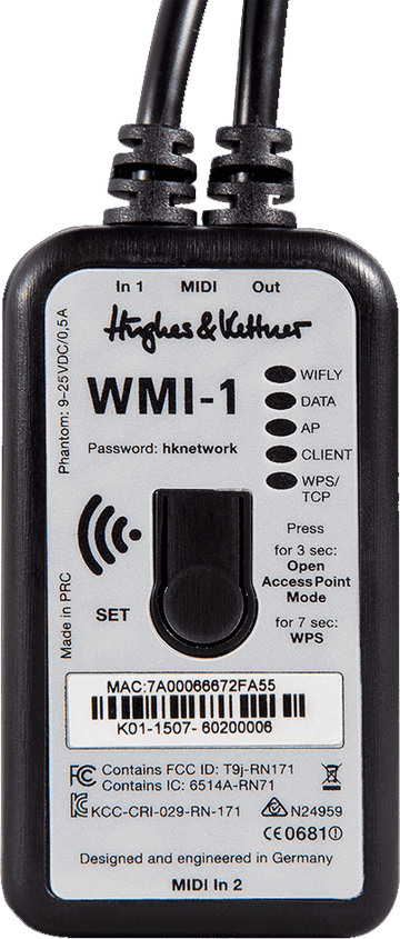 WMI-1 MIDI senza fili per GM36H