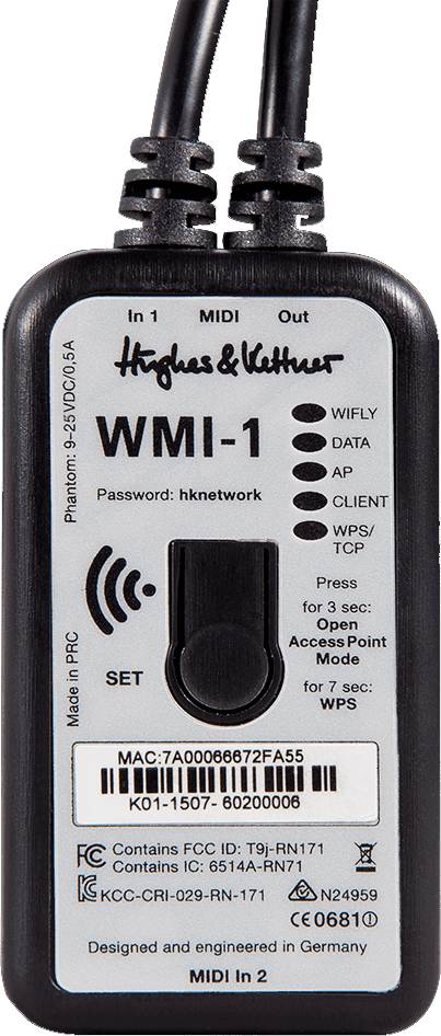 WMI-1 MIDI senza fili per GM36H
