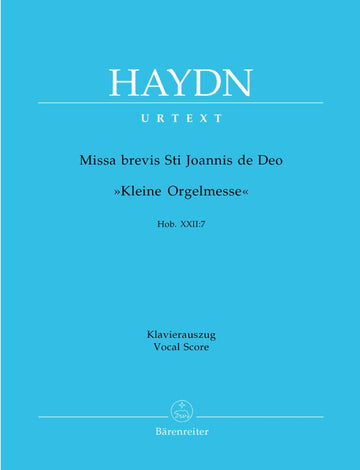 Haydn J. - Missa Brevis St Joannis De Deo Little Organ Mass Hob.Xxii:7 - Reduction Ch Piano