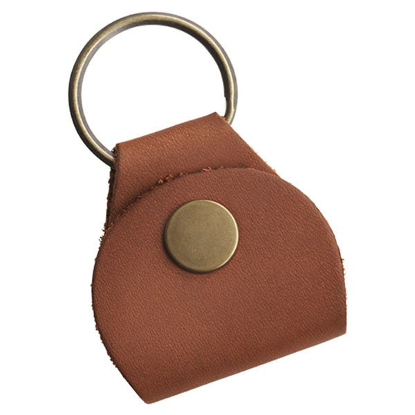 Portachiavi portaplettri in pelle Premium (Marrone) Portachiavi