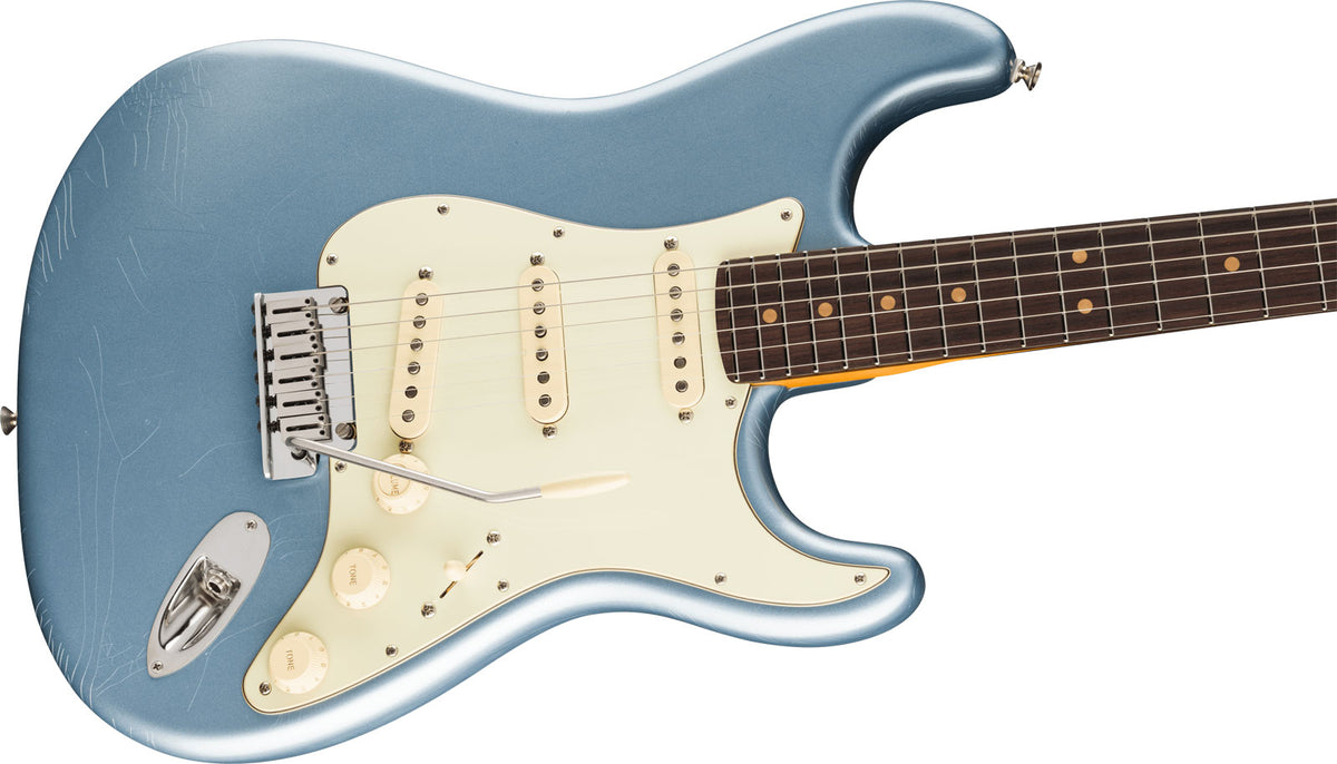 Stratocaster '60s American Ultra Luxe Vintage SSS RW Blu ghiaccio metallizzato