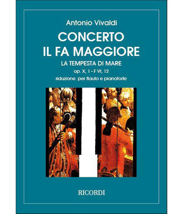 VIVALDI A. - CONCERTO IN FA - LA TEMPESTA DI MARE OP X N 1 - FLUTE ET CORDES