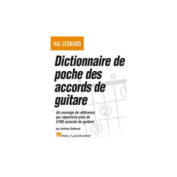 Dizionario tascabile degli accordi per chitarra