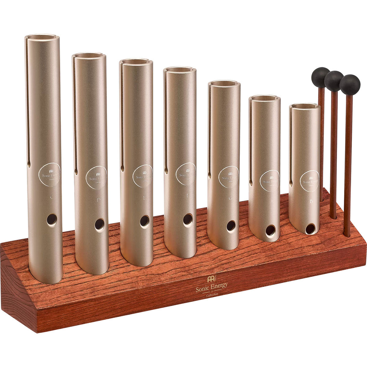 WWTSETCHA - Tubo Wah-Wah 7 pezzi 432 Hz oro champagne