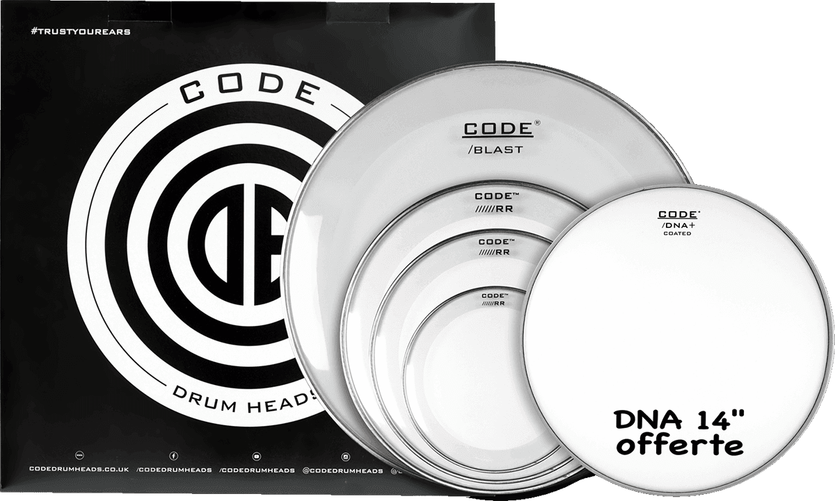 Kit Completo Reso Ring Trasparente 10/12/14/20 + 14" DNA Sabbiata