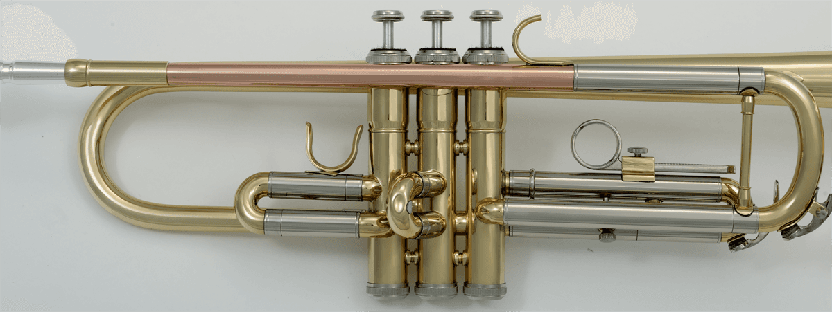 TP300 BB TROMBA OTTONE LACCATO - TUBO IN OTTONE ROSA